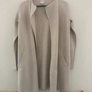 J.Crew cream cardigan NWOT
